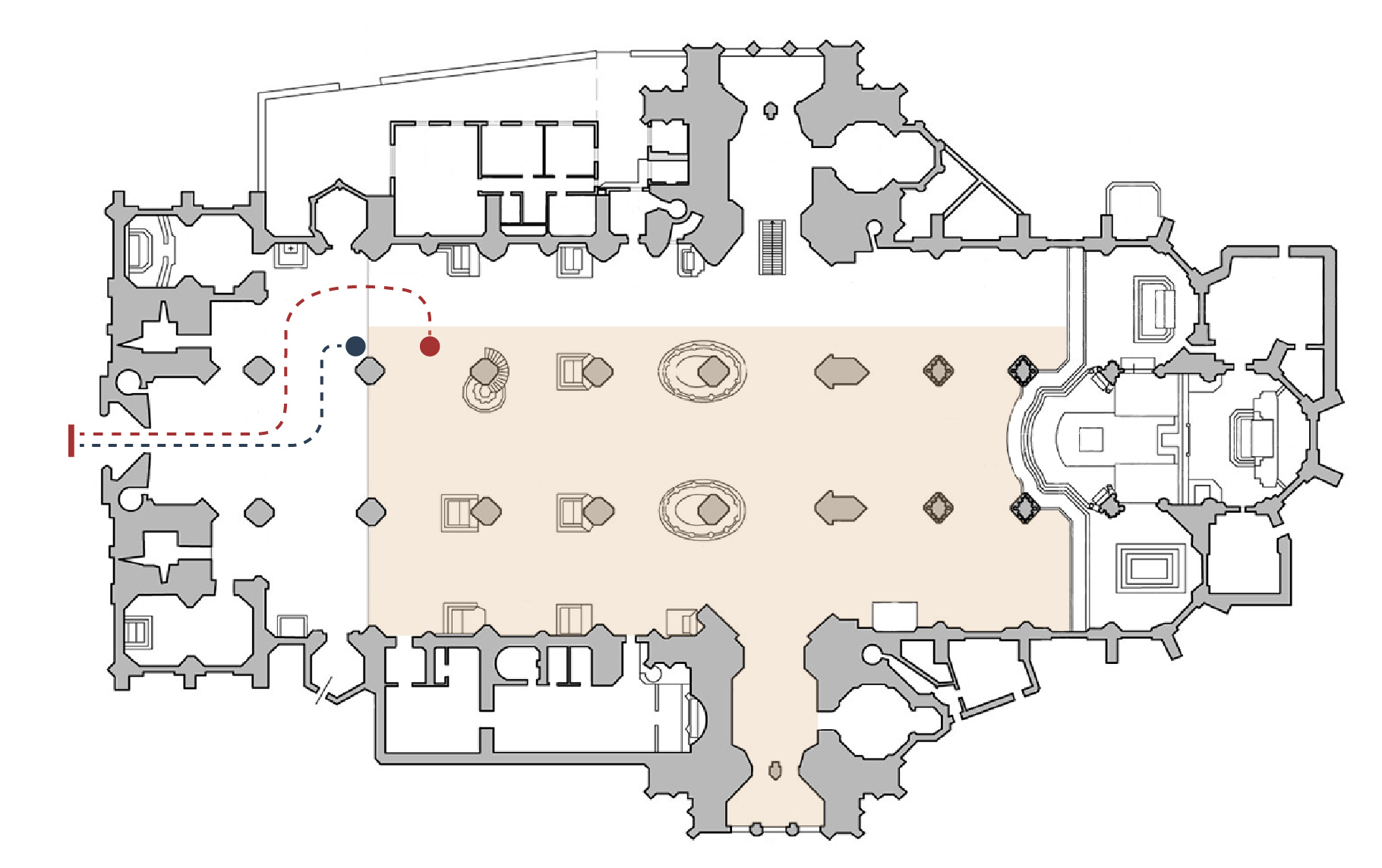Mapa de la catedral